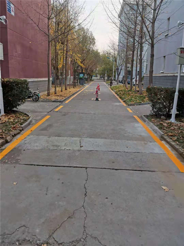 北京道路画线